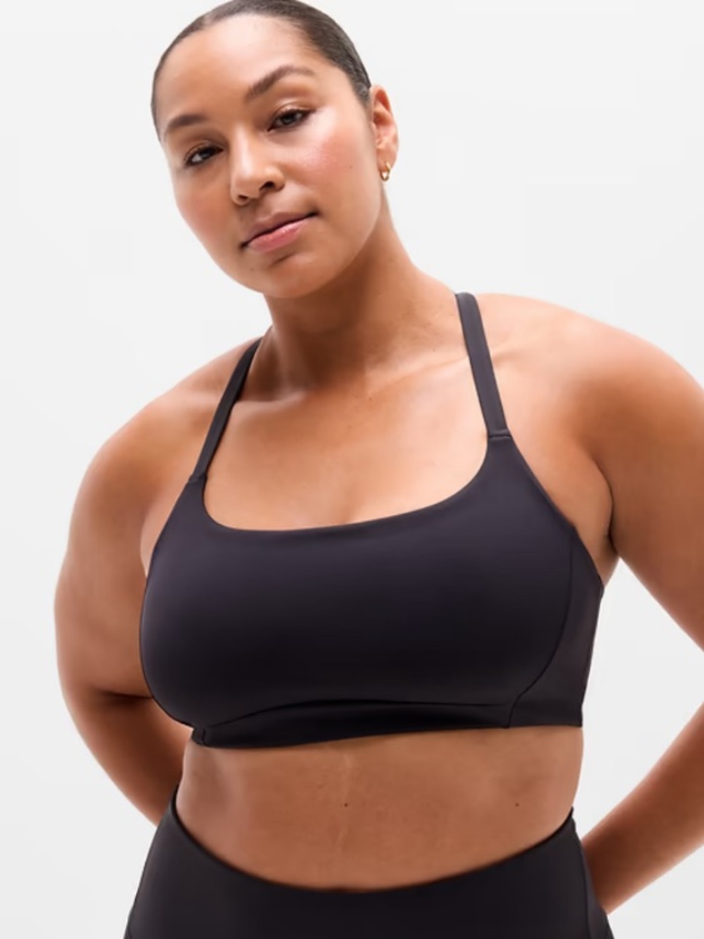 Women’s Athleta Invigorate Sport Bra - Large/D-DD Black